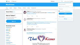 #thaikisses hashtag on Twitter