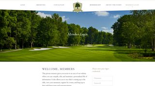 Point O' Woods | Member Login | Benton Harbor Golf Course | MI ...