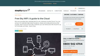 Free Sky WiFi: A guide to the Cloud - Simplifydigital