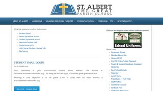 Login Quick Start Guide | St. Albert the Great Catholic School
