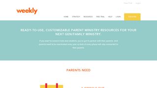 Using Weekly with Parents - Parents | Go Weekly