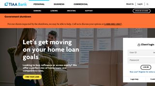 TIAA Bank :: Bank on Better: High Yields, Home Loans, 24/7 Support