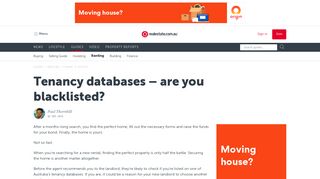 Tenancy databases - are you blacklisted? - realestate.com.au