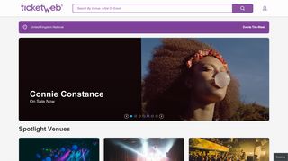 TicketWeb | Independent music, clubs, comedy, theater, festivals