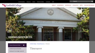 Timesaver - Linfield College