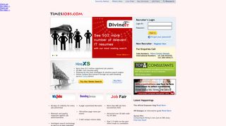Employer : Login Page - TimesJobs