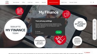 My Finance | MyToyota Owners | Toyota UK