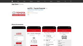 myTFS - Toyota Financial on the App Store - iTunes - Apple
