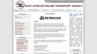 Tracking - East Africa Online Transport Agency