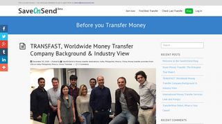 TransFast Money Transfer: Review and Tips - SaveOnSend