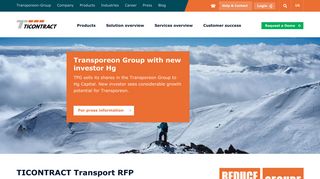 TICONTRACT - Transport RFP Management and Cost Management
