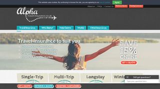 Alpha Travel Insurance - Simple & Straightforward Cover