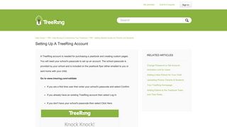 Setting Up a TreeRing Account – Help Center