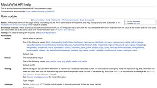 MediaWiki API help - Tribalwars Wiki RO - Wiki Triburile