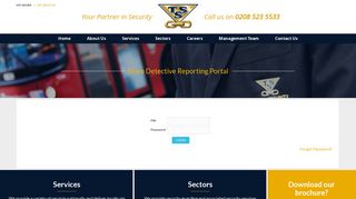 Store Detective Reporting Portal - TSS : TSS - Total Security Services