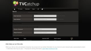 Apps - TVCatchup