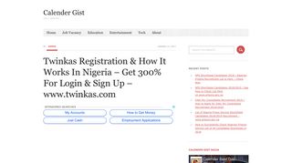 Twinkas Registration & How It Works In Nigeria – Get 300% For Login ...