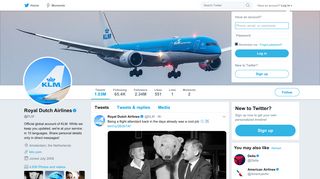 Royal Dutch Airlines (@KLM) | Twitter