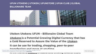 UFUN UTOKENS | UTOKEN | UFUNSTORE | UFUN CLUB | GLOBAL ...