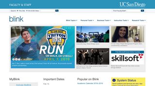 Blink: Information for UC San Diego Faculty & Staff