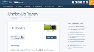 UnblockUs Review - Bestvpn.com