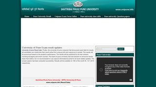 Savitribai Phule Pune University Information Portal & Latest unipune ...