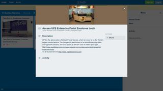 Access UPS Enterprise Portal Employee Login on E Guides Service