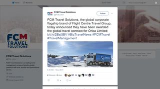 FCM Travel Solutions on Twitter: 