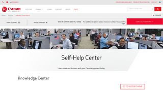 Self-Help Center Home - Canon USA