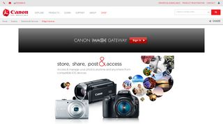 iMage Gateway - Canon USA