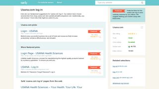 Usana.com log in - Sur.ly
