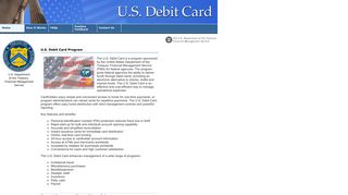 U.S. Debit Card Program - JP Morgan