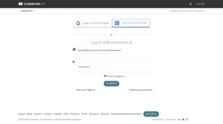 CommonLit | Login | Free Reading Passages and Literacy Resources