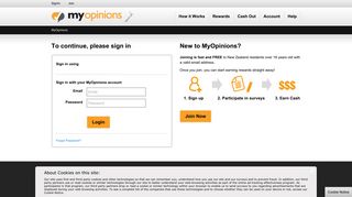 Sign In | MyOpinions
