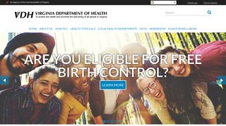 Virginia Department of Health (VDH) - Commonwealth of Virginia