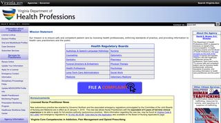 Virginia Department of Health Professions - Home