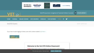 Journal Exams Login - VetCPD