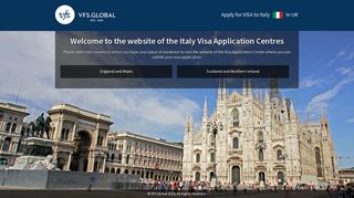 Italy Visa Information - UK - Home - VFS Global