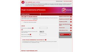 Login to Online Service | Virgin Money UK