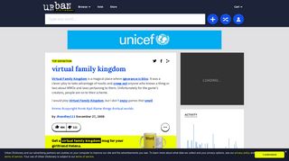 Urban Dictionary: virtual family kingdom
