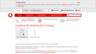 Get online with Mobile Wi-Fi and data dongles | Vodafone