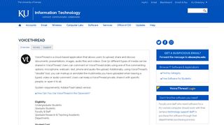 VoiceThread | Information Technology