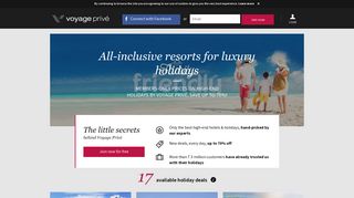 All-inclusive resorts for luxury holidays - Voyage Privé