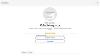 www.Vulindlela.gov.za - [- Welcome to the Vulindlela Information