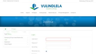 Login - Vulindlela Computing