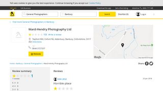 Ward-Hendry Photography Ltd, Banbury | General Photographers - Yell