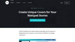 Free Online Wattpad Cover Maker: Design Wattpad Covers on Canva