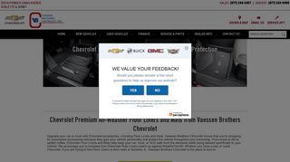 Chevrolet Floor Mats vs. WeatherTech - Vaessen Brothers Chevrolet