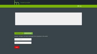 Webmail Login - HostMonster