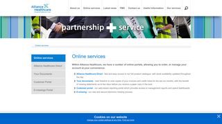 Online services - Alliance Healthcare